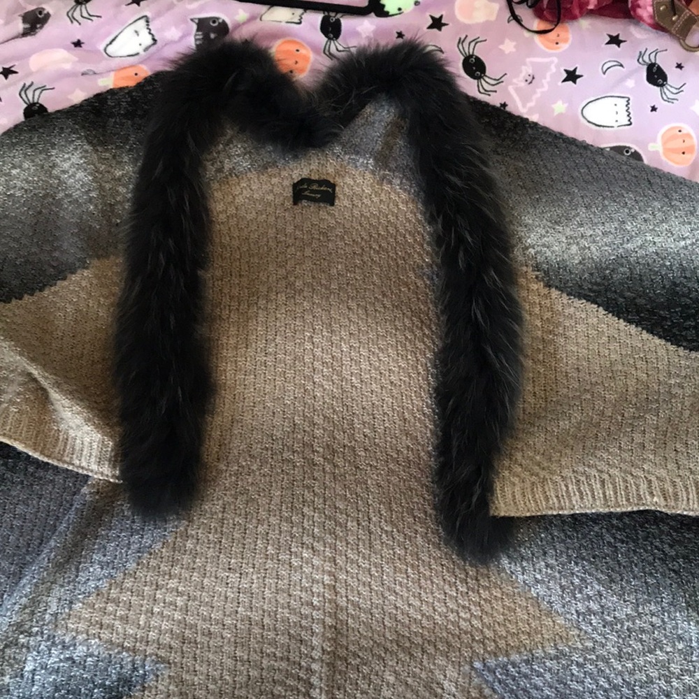 Linda Richard REAL FUR Shawl